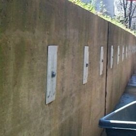 Bowing Walls at an Epp Foundation Repair project