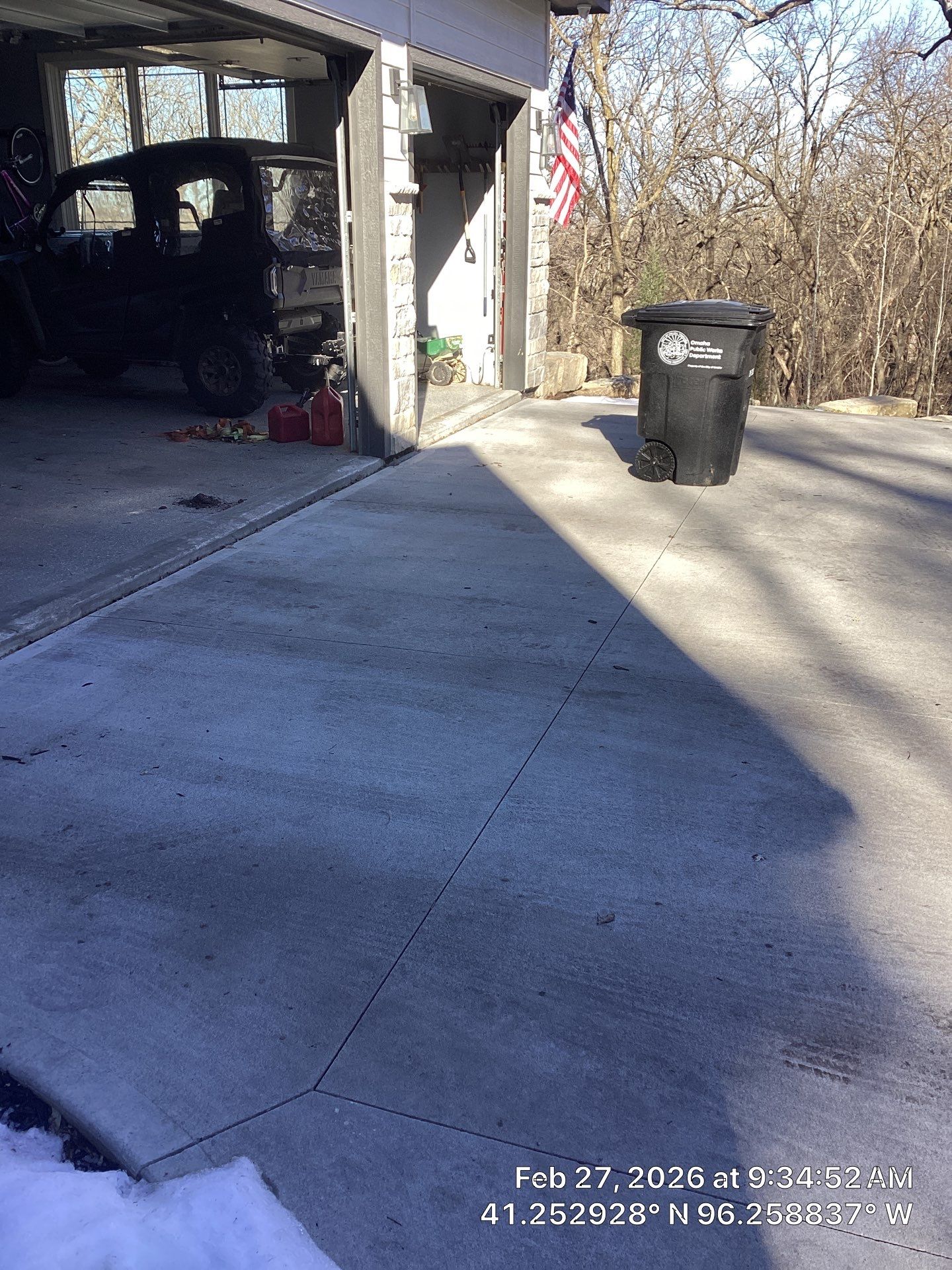 Underlying cause of cracked garage floor in Midwest homes