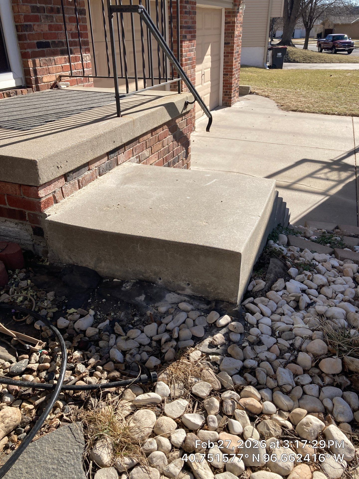 Uneven Concrete Slabs