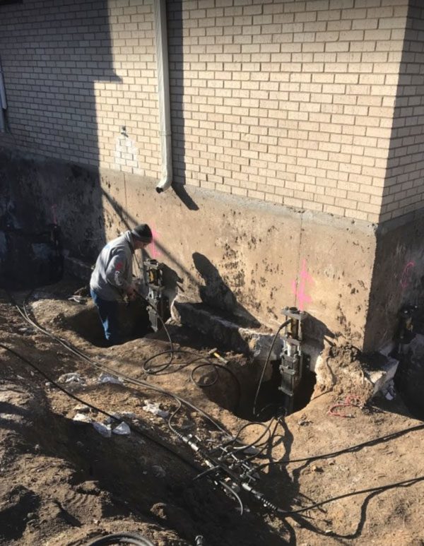 Sinking Foundation diagnosed by Epp Foundation Repair