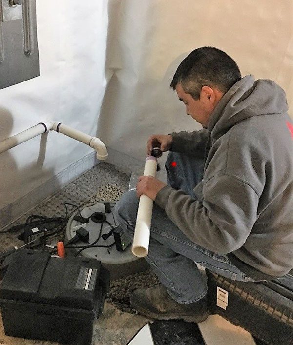 Backup Sump Pump Installation by Epp Foundation Repair