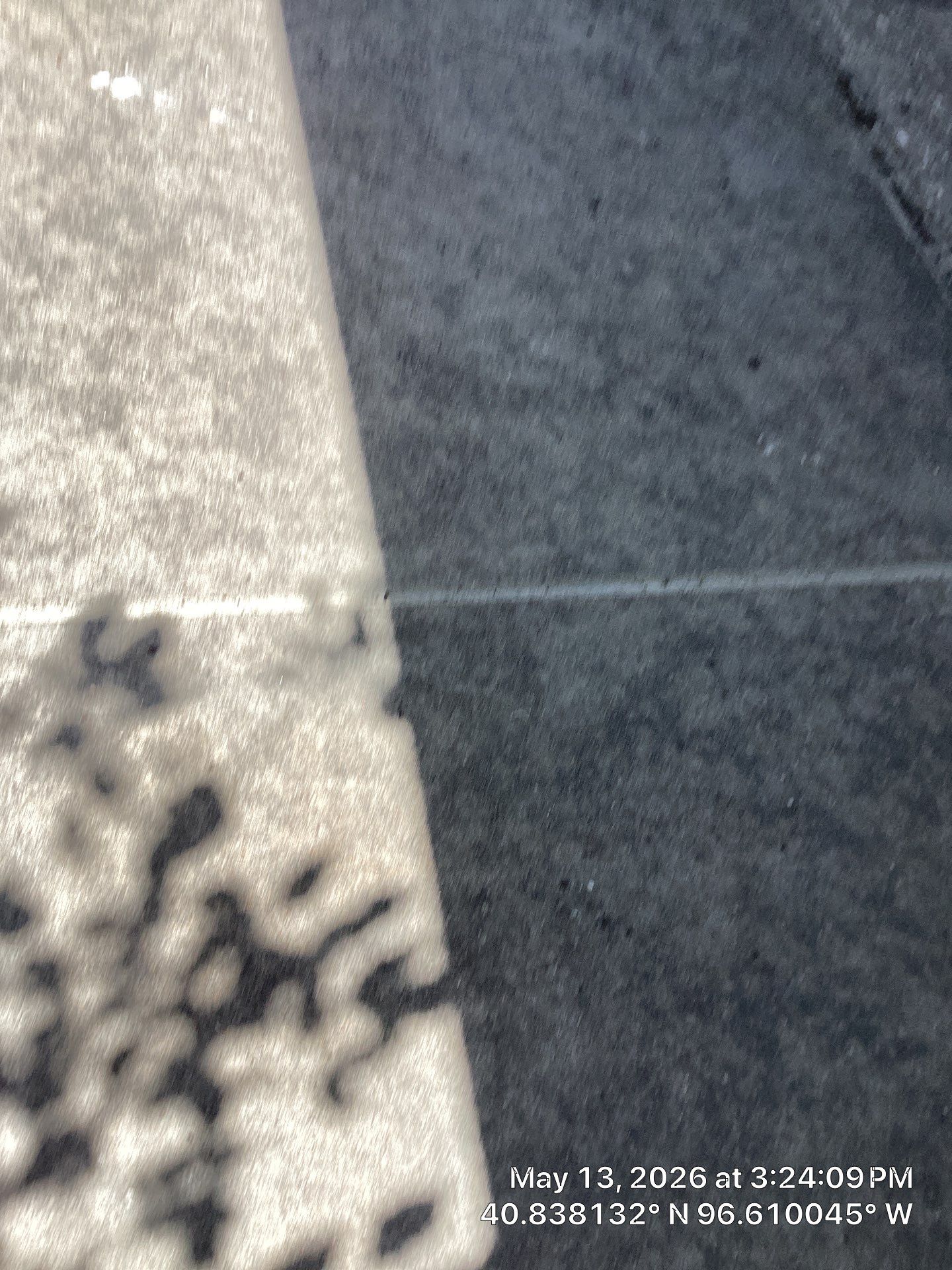 Early warning signs of cracked concrete on a Midwest home