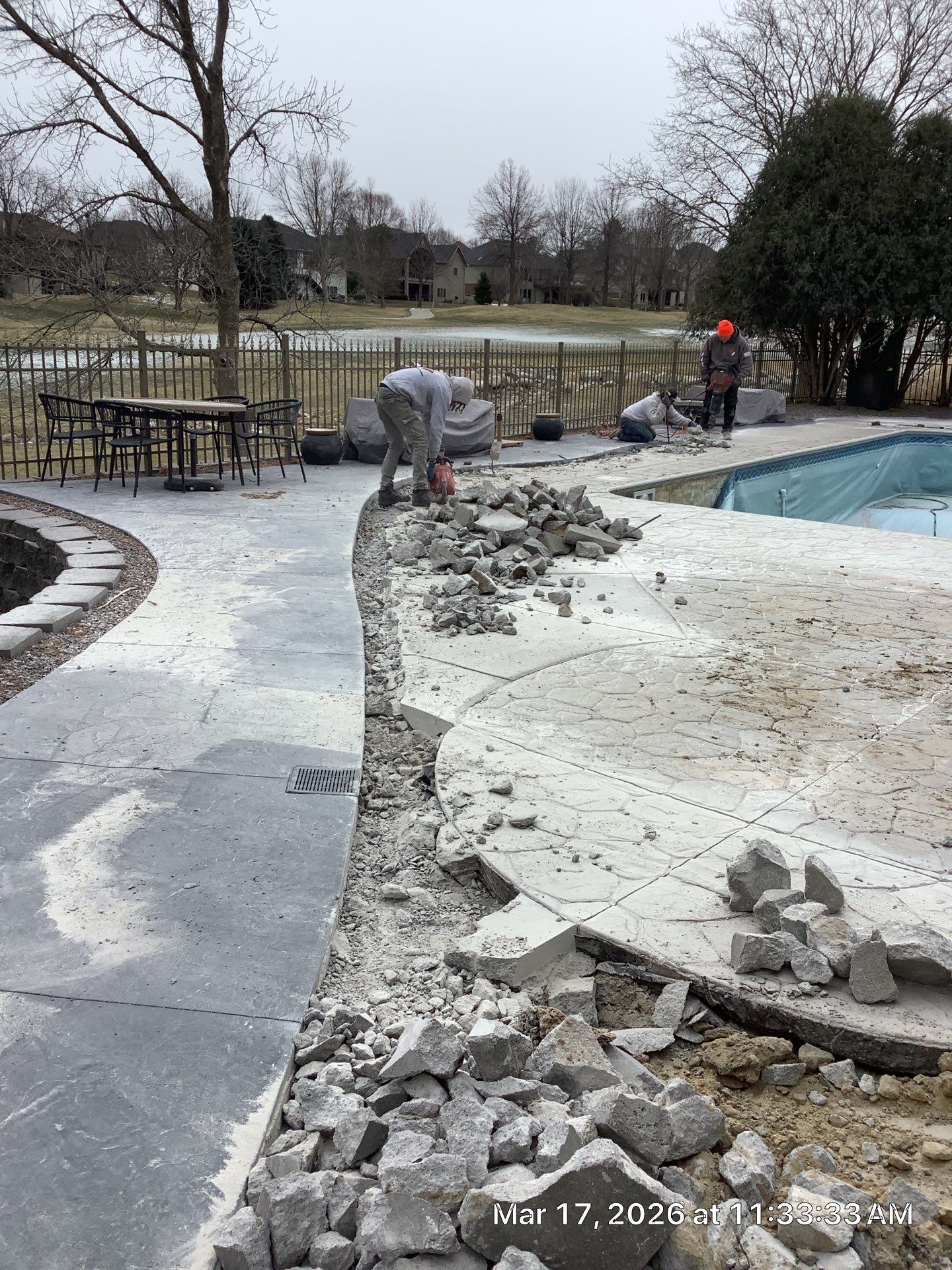 Pool Deck Settling and Tilting Around the Pool